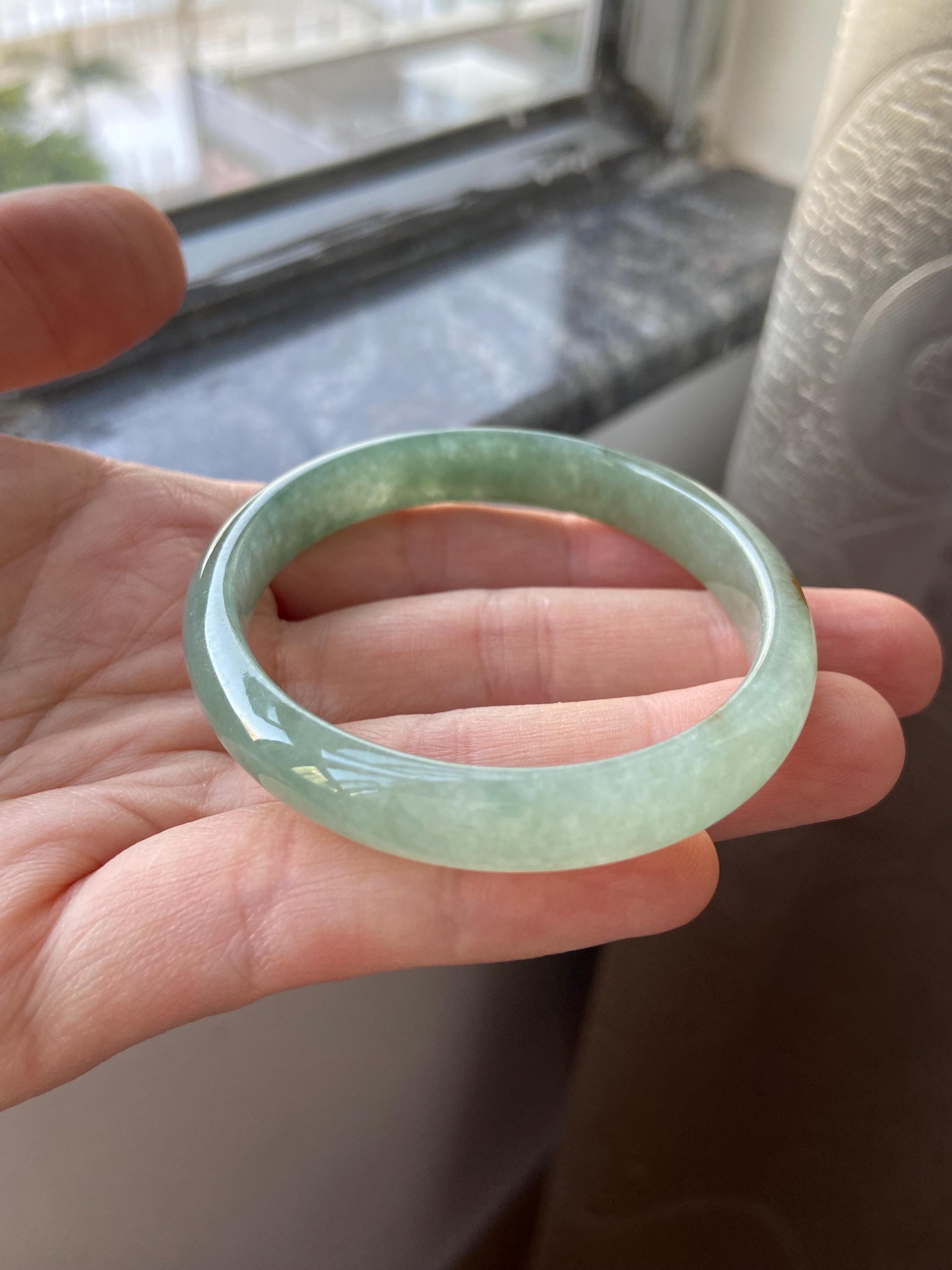 翡翠バングル 54.0 mm (2.12