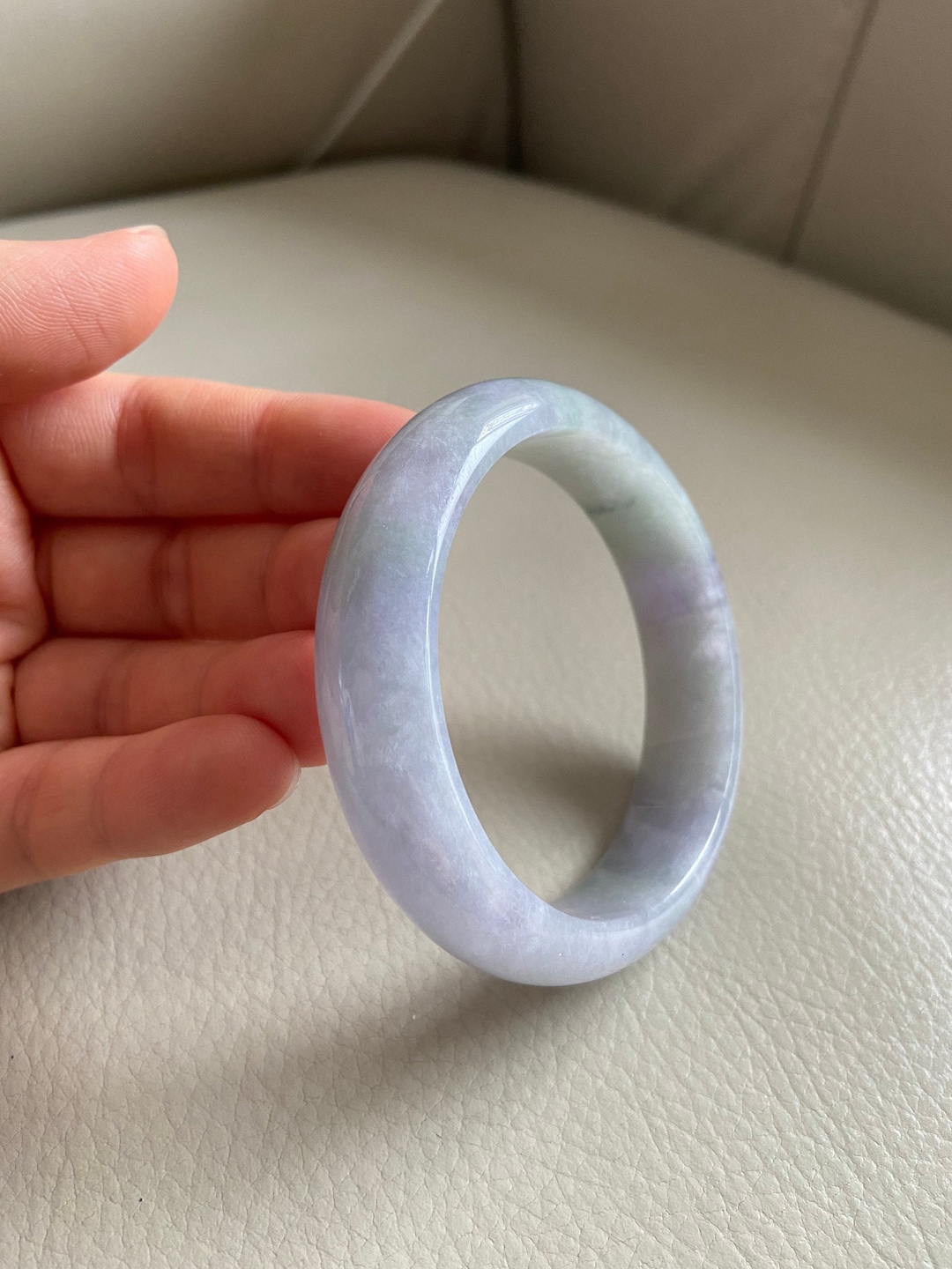 Bracciale In Giada Naturale - Design Elegante Con Fiore Galleggiante, Regalo Perfetto Per Donne - Foto 13