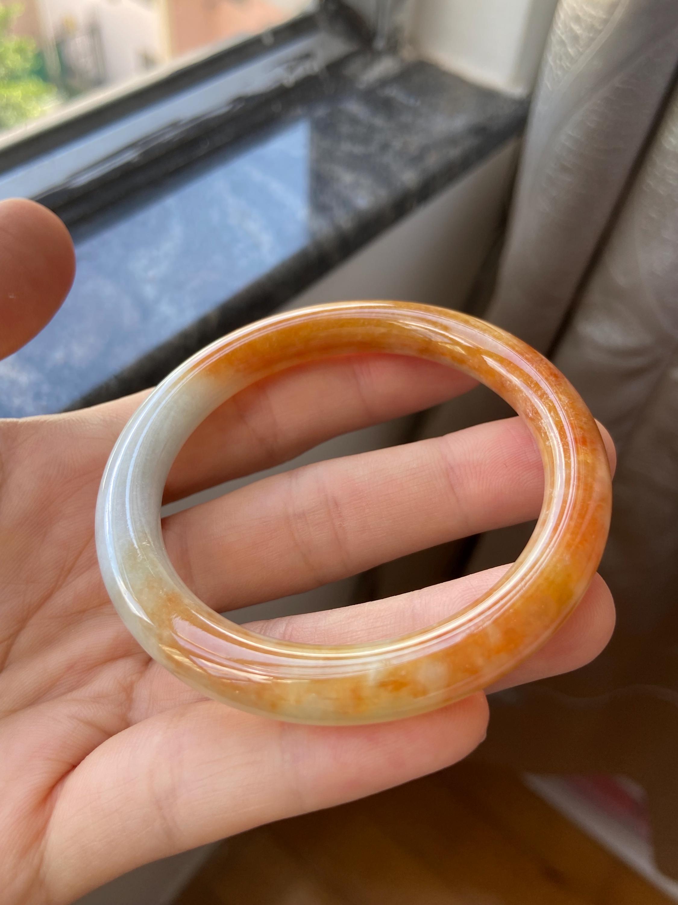 翡翠バングル 53.5 mm (2.11