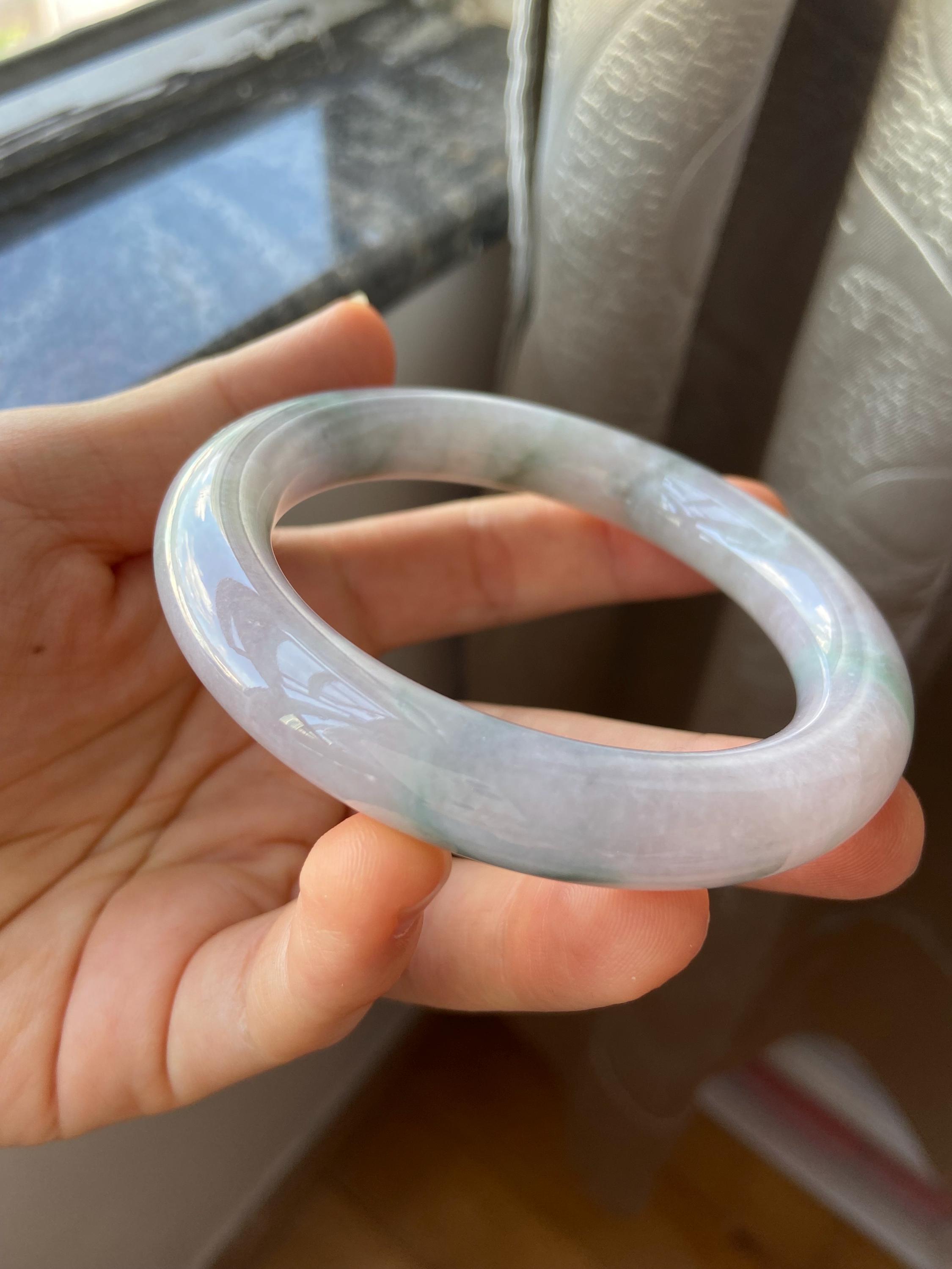 翡翠バングル 58.8 mm (2.31