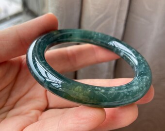 翡翠バングル 52.6 mm (2.07