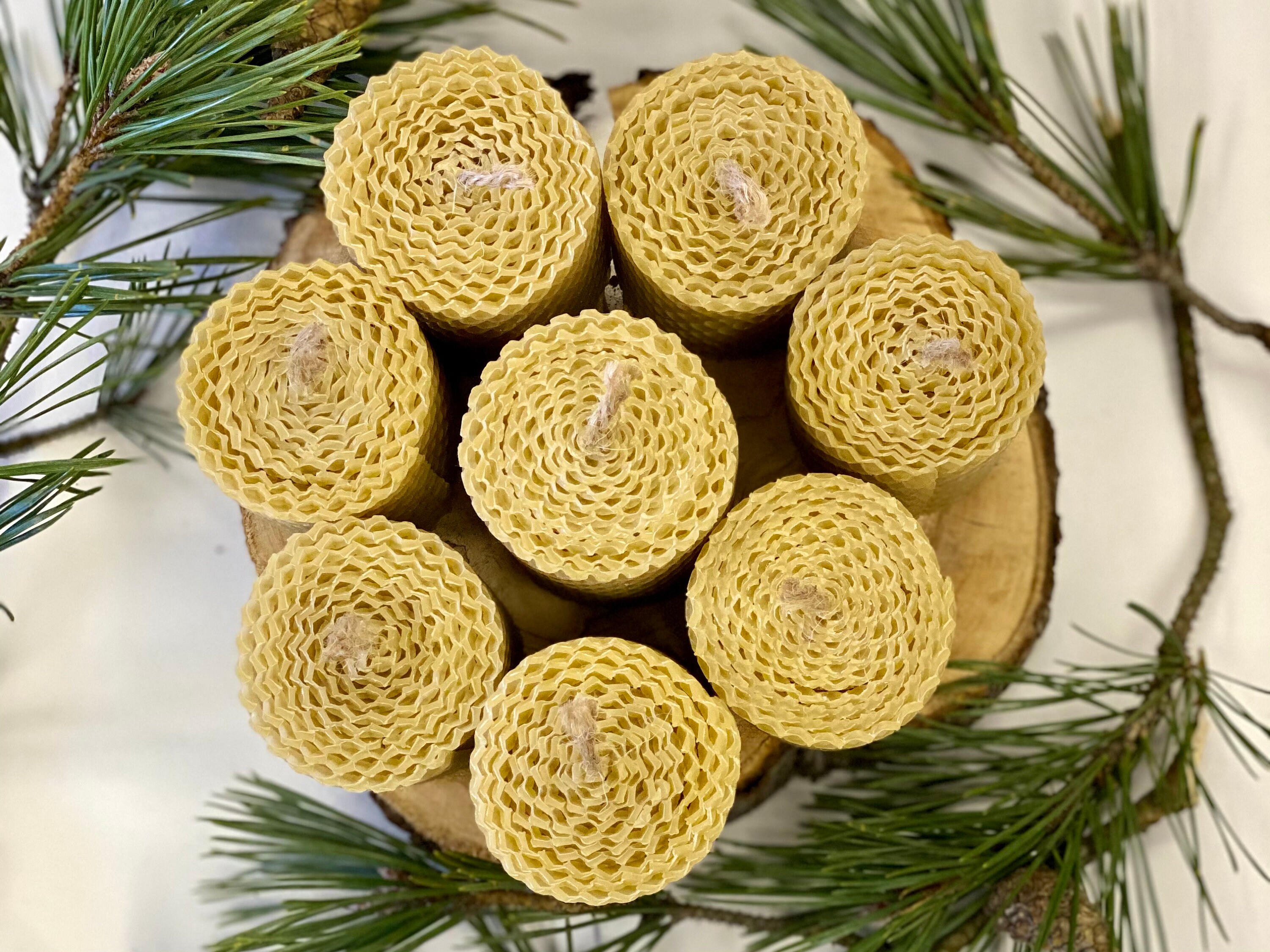 Natural DIY Candle Kit.Sheets of beeswax for making pillar Etsy