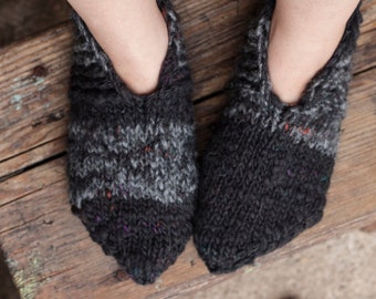 Cozy Socks, Chunky Merino Wool Clogs, Zero Waste Gifts