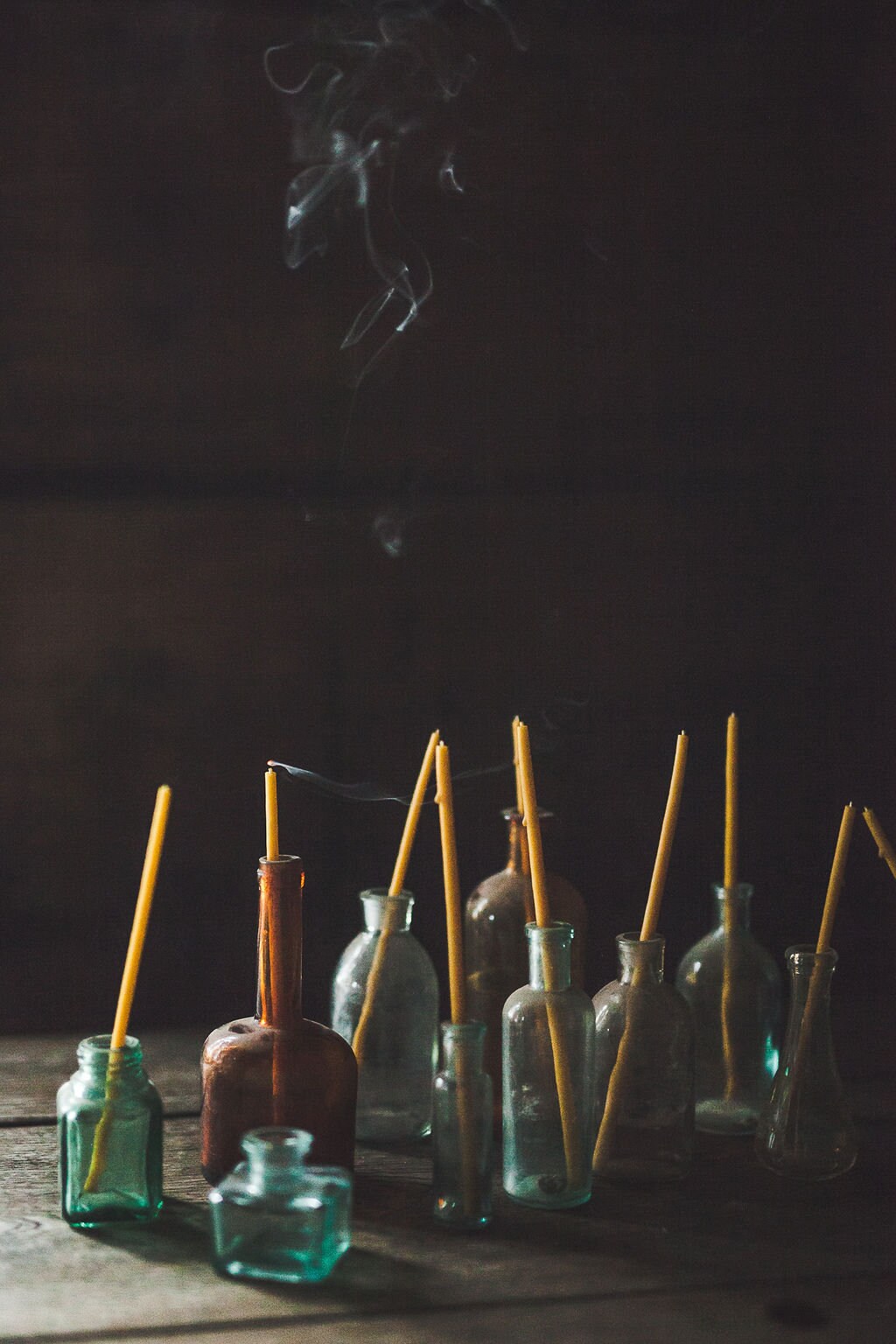 Slim Beeswax Candles, 8.2" Hand Dipped Candles
