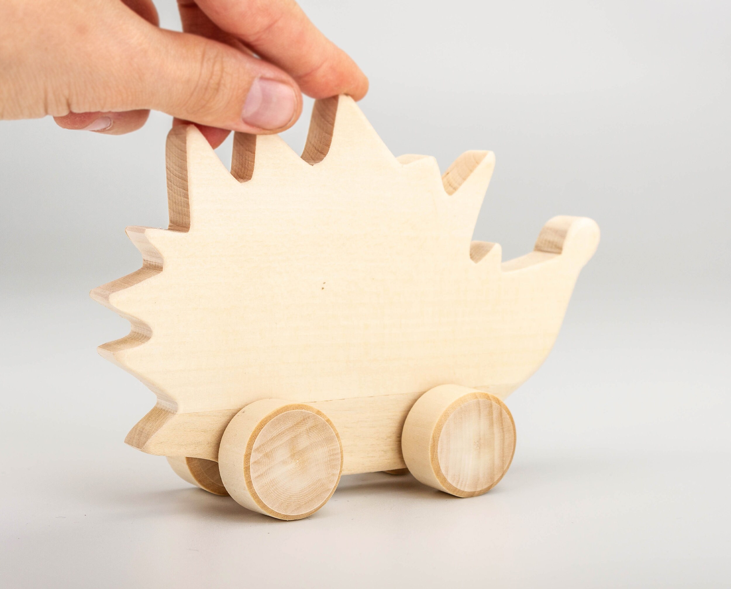 Wooden animal toys on wheels 4363'' 1116cm Etsy