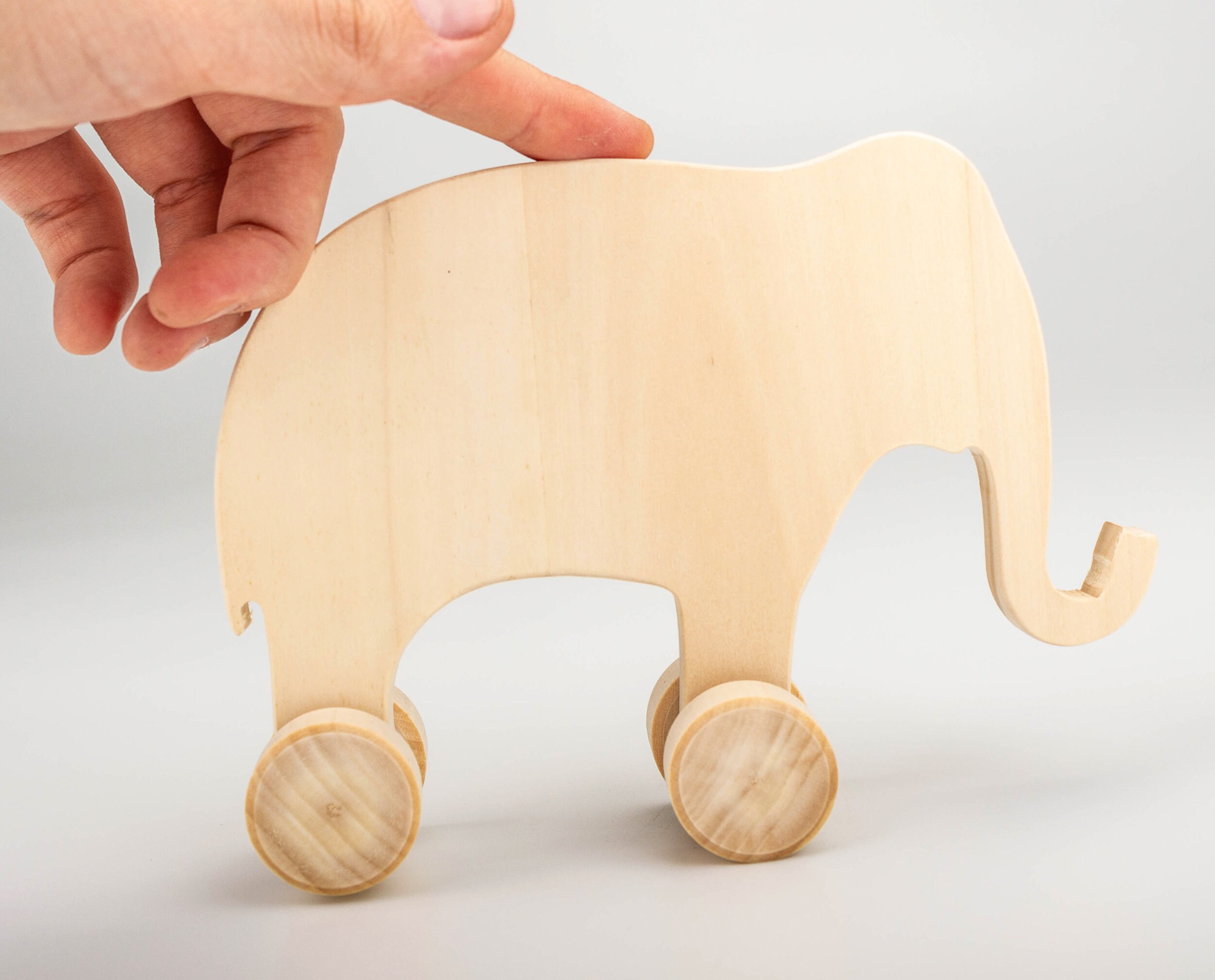 Wooden animal toys on wheels 4363'' 1116cm Etsy