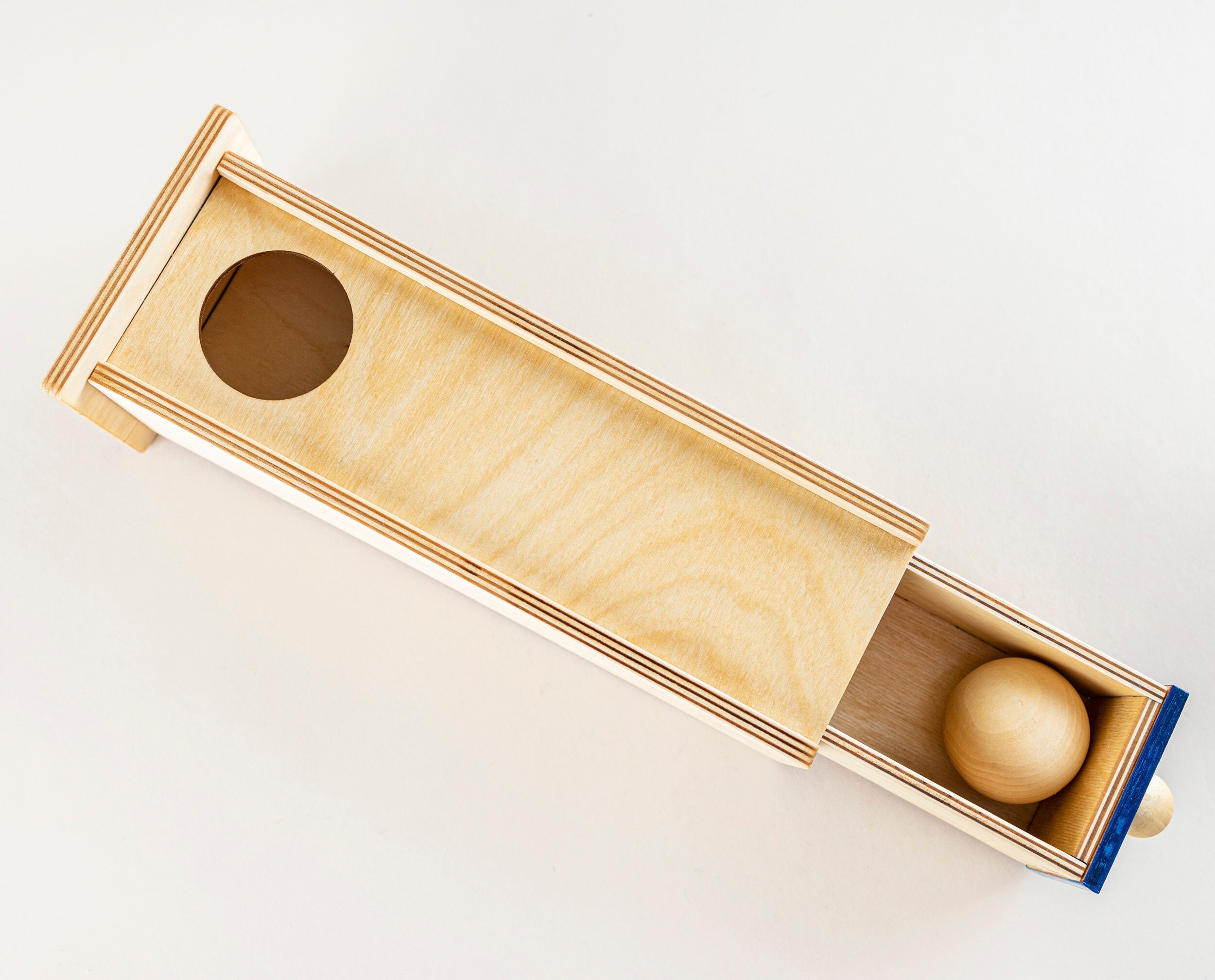 Ball Drop toy Permanence box Wooden kids toys Imbucare box Etsy