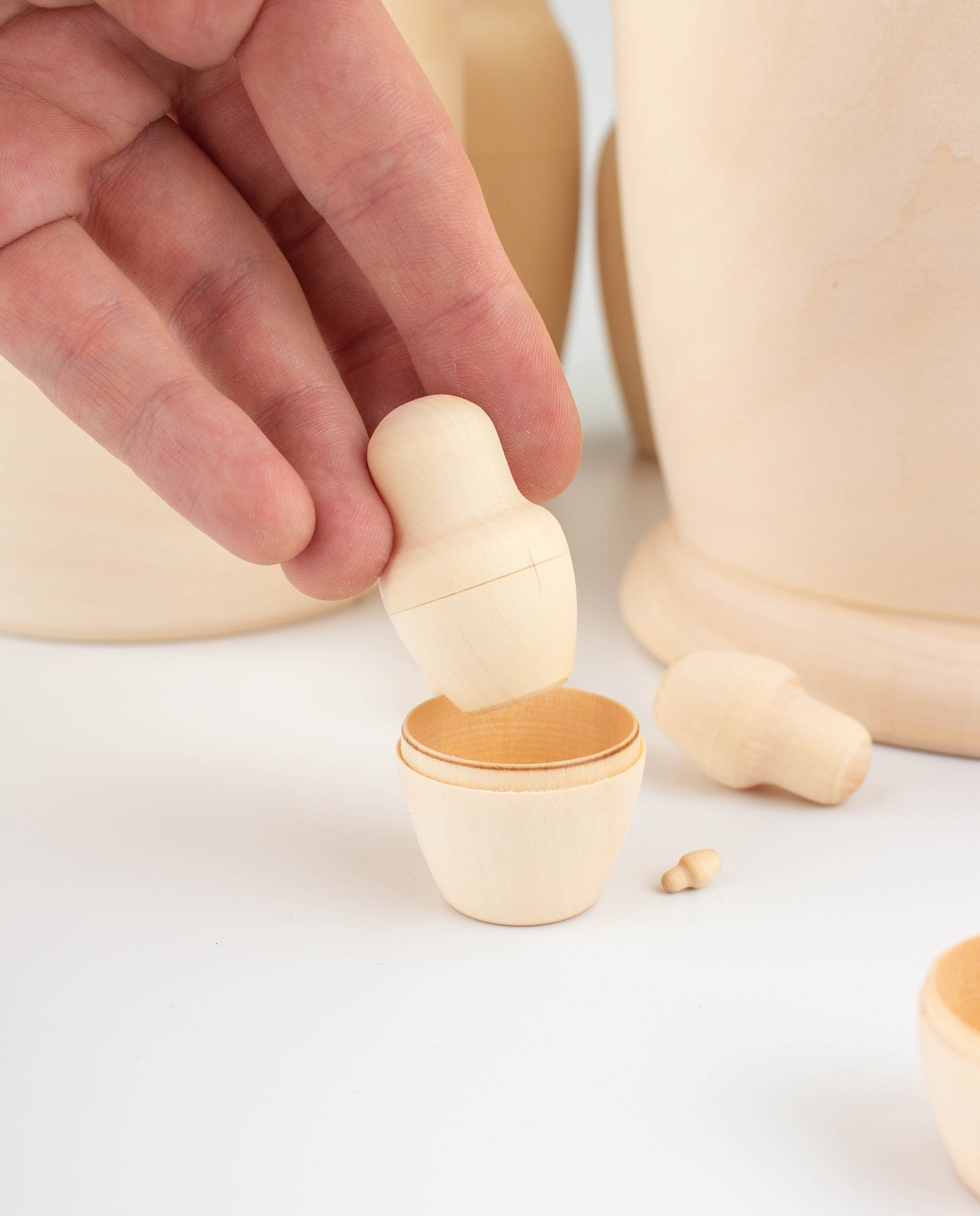 Blank Nesting Dolls 30 Pieces 173'' 44cm Etsy