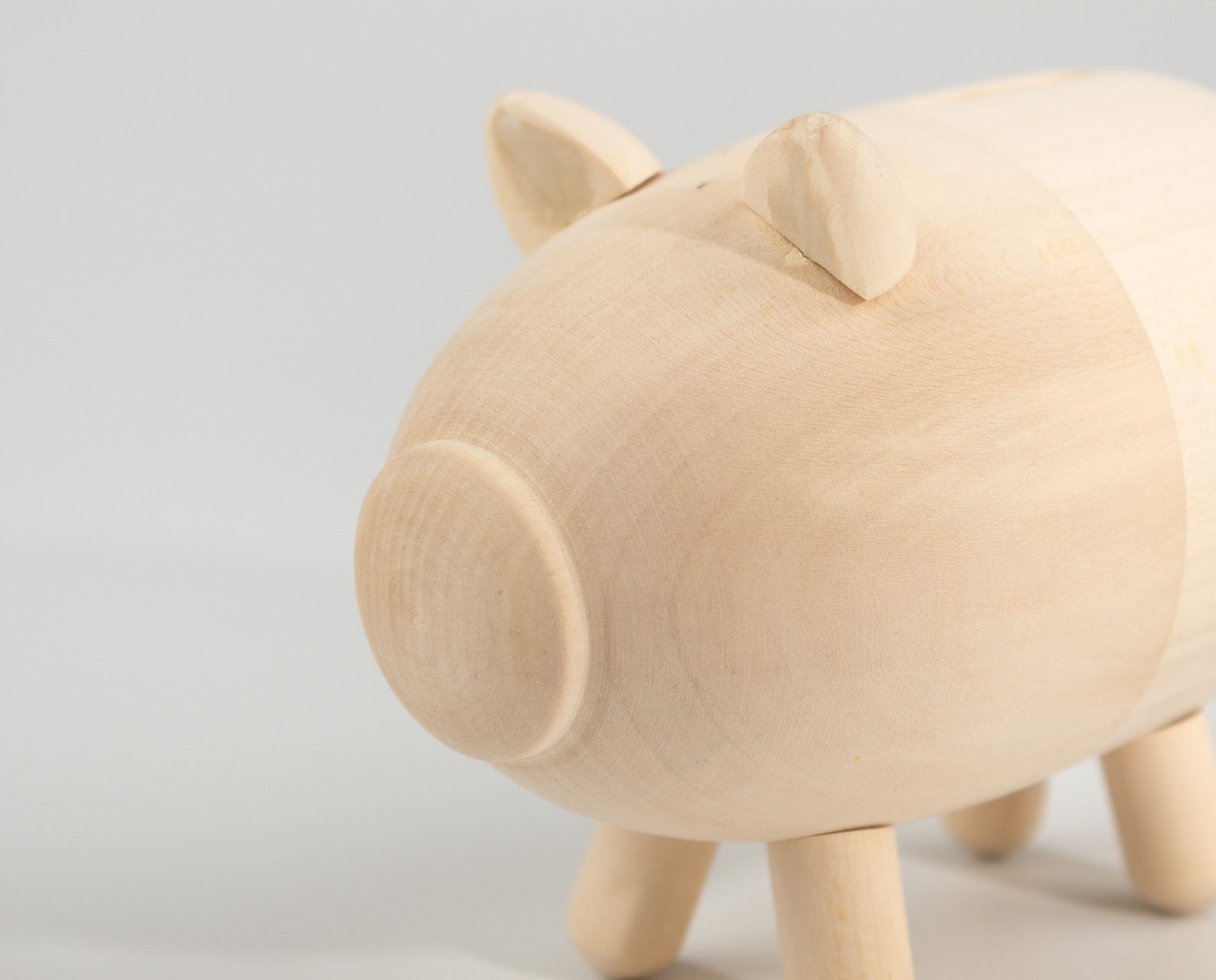 Custom piggy bank Unfinished wood toy Wooden piggy bank Etsy