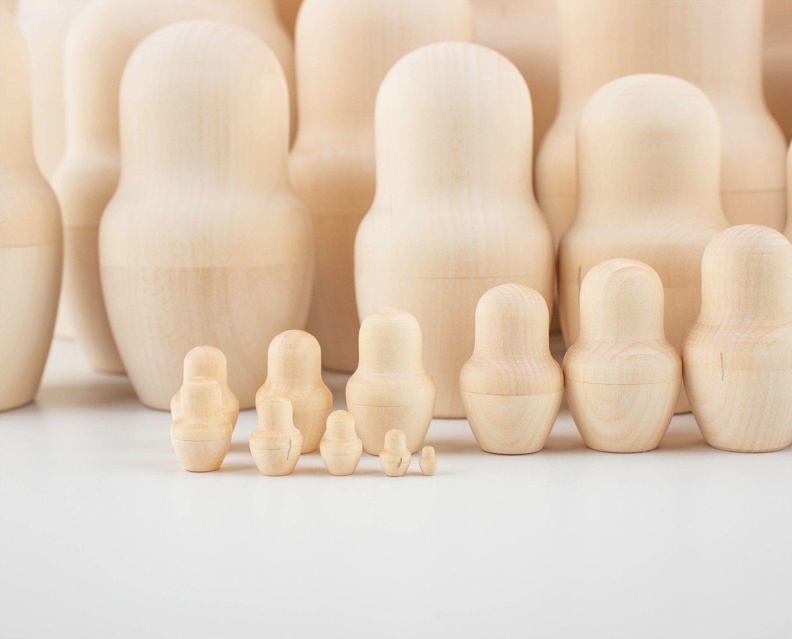 Blank Nesting Dolls 30 Pieces 173'' 44cm Etsy