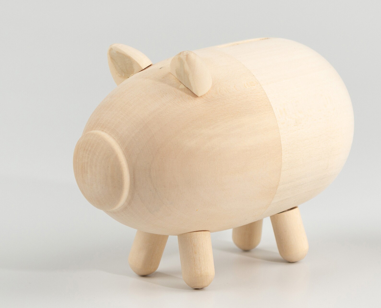 Custom piggy bank Unfinished wood toy Wooden piggy bank Etsy