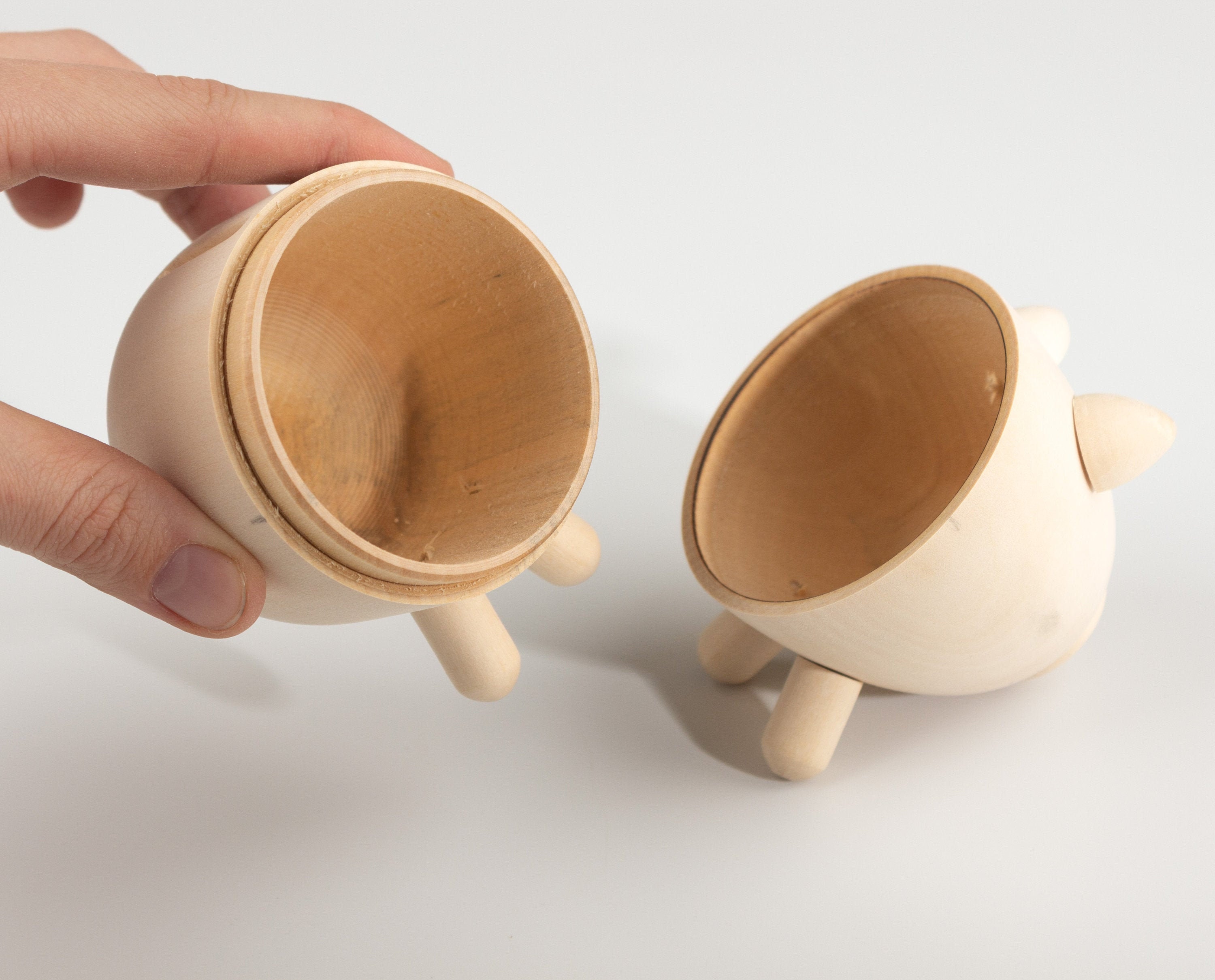 Custom piggy bank Unfinished wood toy Wooden piggy bank Etsy