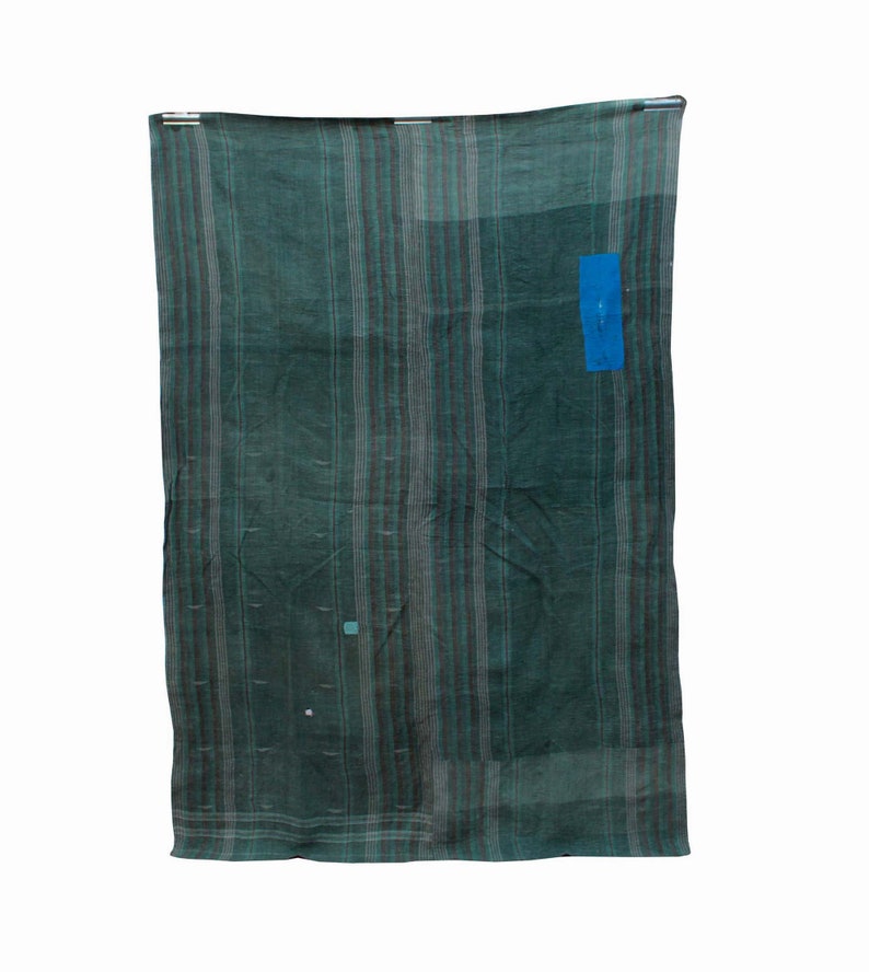 Rare Vintage Kantha Quilt Kantha Throw Vintage Indian Bedding Handmade Recycled Sari Quilt Throw 3808 Antique Rare Quilt