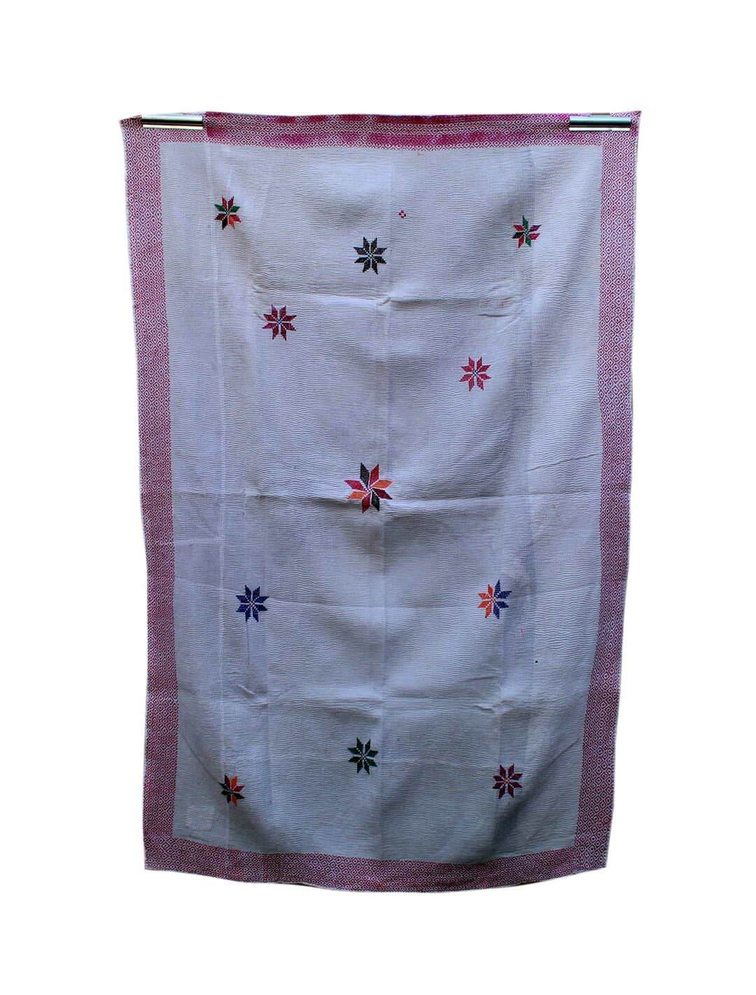 Bohemian Home Decor Quilt, Indian Quilt, Bedding Quilt, Kantha, Throw