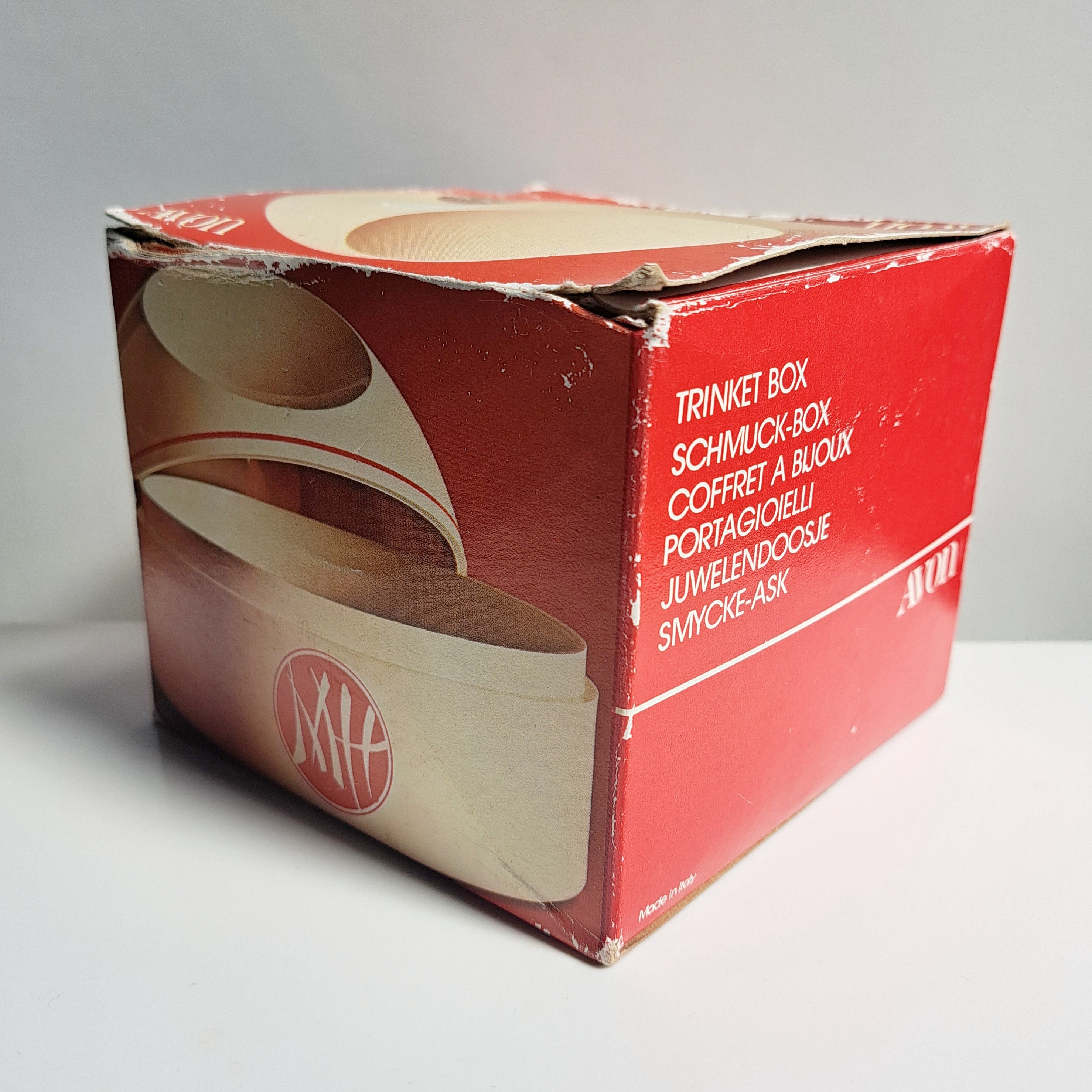 Makio Hasuike 1970s Vintage Trinket Box for Avon in Original