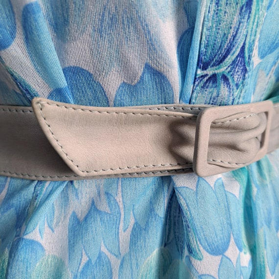 Vintage 1980s pale grey coloured belt. Vintage ge… - image 10