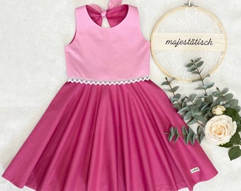 School enrollment dress, dress “Sophie Marie/Isabella” made of cotton