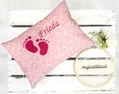 Pillow "Frieda", name pillow, cuddly pillow