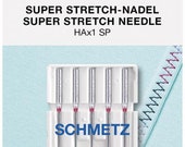 Schmetz Machine Needles Super Stretch HAx1 SP St75 B5