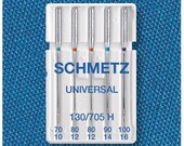 Schmetz Nähmaschinennadeln 130/705 Standard 70-100, Universal