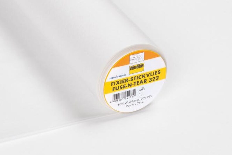 Vlieseline, bâton de fixation non-tissé 90 cm, blanc image 1