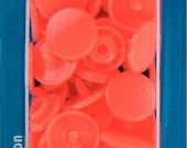Prym Sewing-free snap fasteners "Color Snaps", round, 12.4 mm, salmon