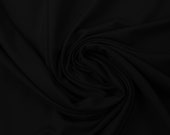 Viskosejersey, Selina FS25 299, uni schwarz