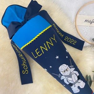 School bag "Lenny" made of fabric, sugar cone