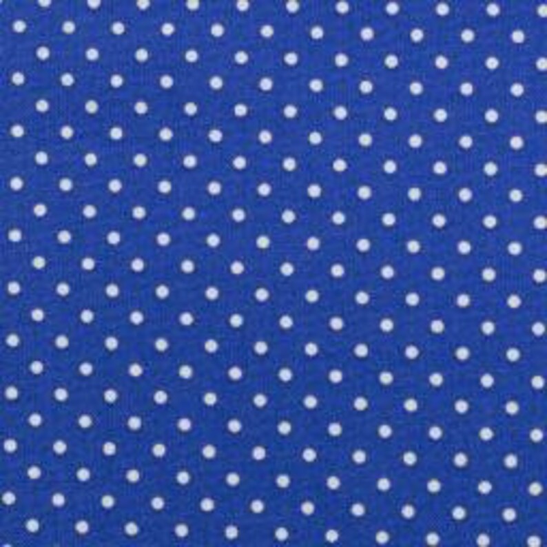 Cotton, Judith 254, royal blue dotted, dots 2 mm image 2