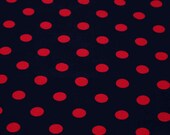 Jersey, black, red dots