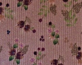 Jersey, ribbed jersey, antique pink, flowers