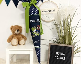 Schultüte "Malik" aus Stoff, Zuckertüte