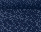 Baumwolle, dunkelblau/blau getupft