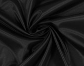 elastischer Futterstoff, Campostretch, Taft, schwarz