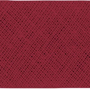 VENO cotton slanted ribbon, garnet-red, folded 60/30, width 3 cm, pre-folded from 6 cm to 3 cm image 2