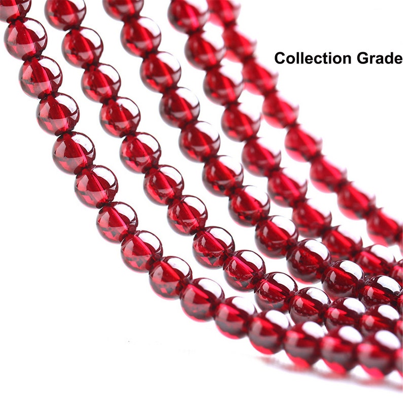 Collection grade Natural Jasper Semi-precious Garnet Gemstone Round Beads strand Craft DIY Bracelet 3mm,4mm,4.5mm,5mm,5.5mm,6mm,6.5mm,7mm