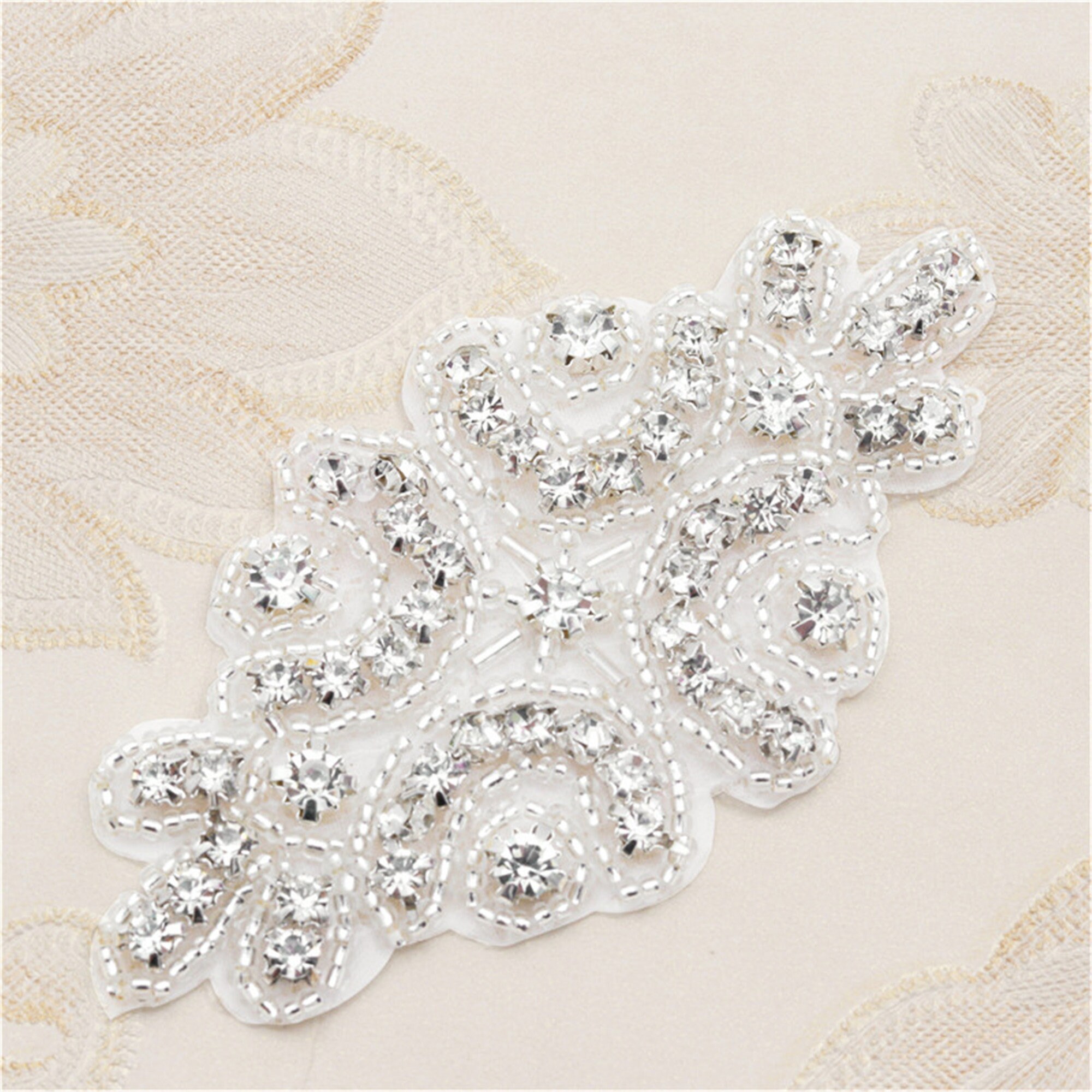 Handmade Rhinestone Applique Shoe Clips Diamante Appliques DIY Etsy