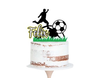 Football Cake Toppers. Digital cutting file for Cameo or Portrait Silhouette. Birthday / Anniversary Cake Toppers