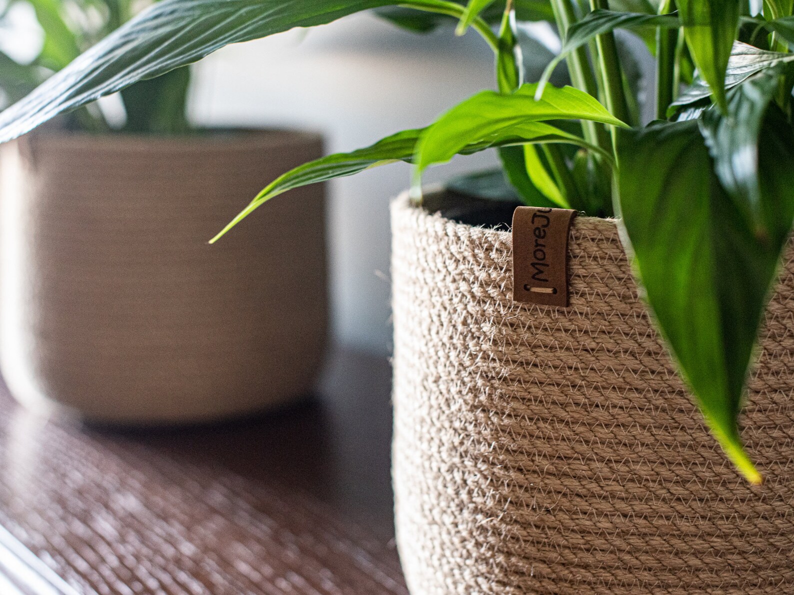 Jute plant pot Etsy
