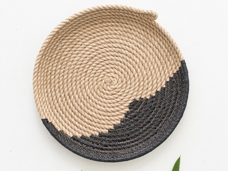 Hanging Wall Jute Baskets Wall Decor Etsy