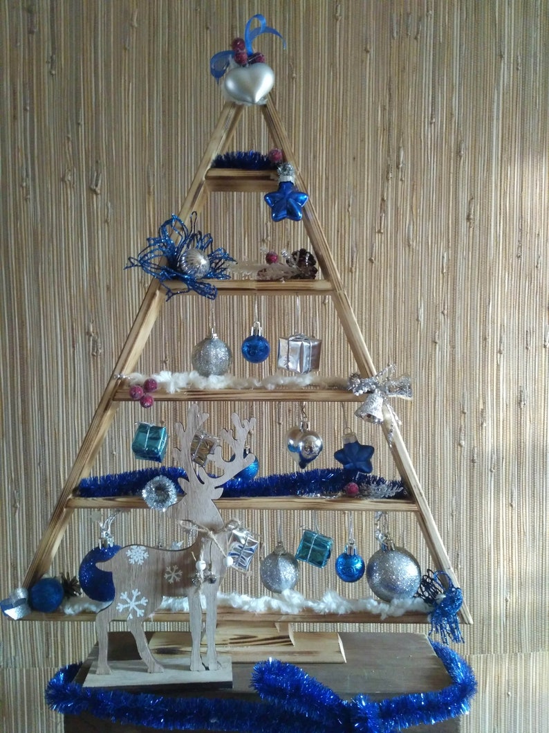 Small Wooden Christmas Tree/ Jesse Tree/ Christmas Wood Tree/ Etsy