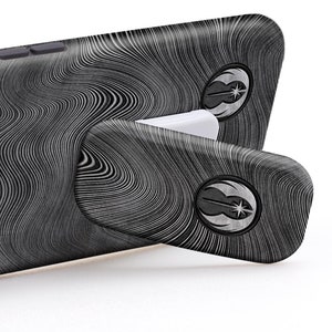 Jedi Order Beskar Phone Stand Silver Edition - Grip / Kickstand for iPhone Samsung Galaxy Star Google Pixel Holder Desk Stand Wars Men