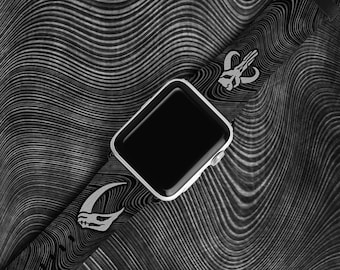 Star Wars Apple Watch Band Mudhorn + Mythosaur Beskar - Strap 40mm 41mm 38mm 42mm 44mm 45mm 46mm 49mm PU Leather 10 9 8 7 6 5 Ultra Gift