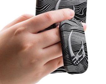 Mudhorn Signet Beskar Phone Grip & Stand Star Galaxy Clan of Two - iPhone, Galaxy, Pixel Kickstand Popup Holder Wars Socket