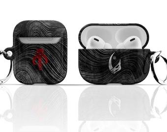 Mudhorn Red Mythosaur Beskar Airpods Case Black Edition for