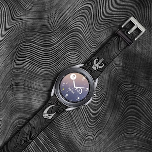 Mudhorn + Mythosaur Beskar Band for traditional & smartwatches - Samsung Galaxy Watch 7 6 5 4 Active 2 Star Quick Rel. 20mm 22mm Strap Wars