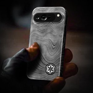 Beskar Imperial Phone Case Silver Edition | For Google Pixel 10 Pro XL Pixel 9 Pro 9a Pixel 8 Pro Pixel 7 Pro Pixel 6 Pro Wars Men