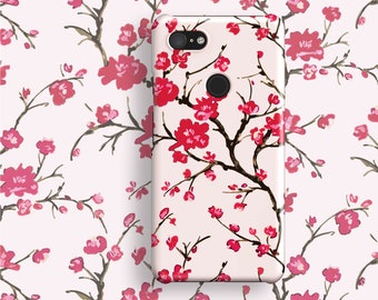 Cherry Blossom Phone Case | Avail. for Google Pixel 8 Pro, Pixel 7 Pro, Pixel 6 Pro, 5, 4 XL, 4a 5G, 3A XL, 3, 2 etc - Floral Sakura Japan