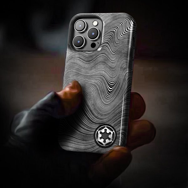 Beskar Imperial Phone Case Silver Edition - For Apple iPhone 17 Pro Max MagSafe iPhone 16 Pro 16e iPhone 15 Plus 14 13 Star 12 11 SE Wars