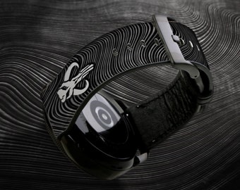 Bracelet Mythosaur Beskar argenté pour montres traditionnelles et intelligentes Bracelet Samsung Galaxy Watch 6 5 4 3 Active 2 étoiles à dégagement rapide en 20 mm 22 mm
